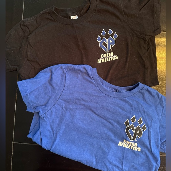 Cheer Athletics bundle. Never wore but washed shirts! youth size 8 - Picture 1 of 3